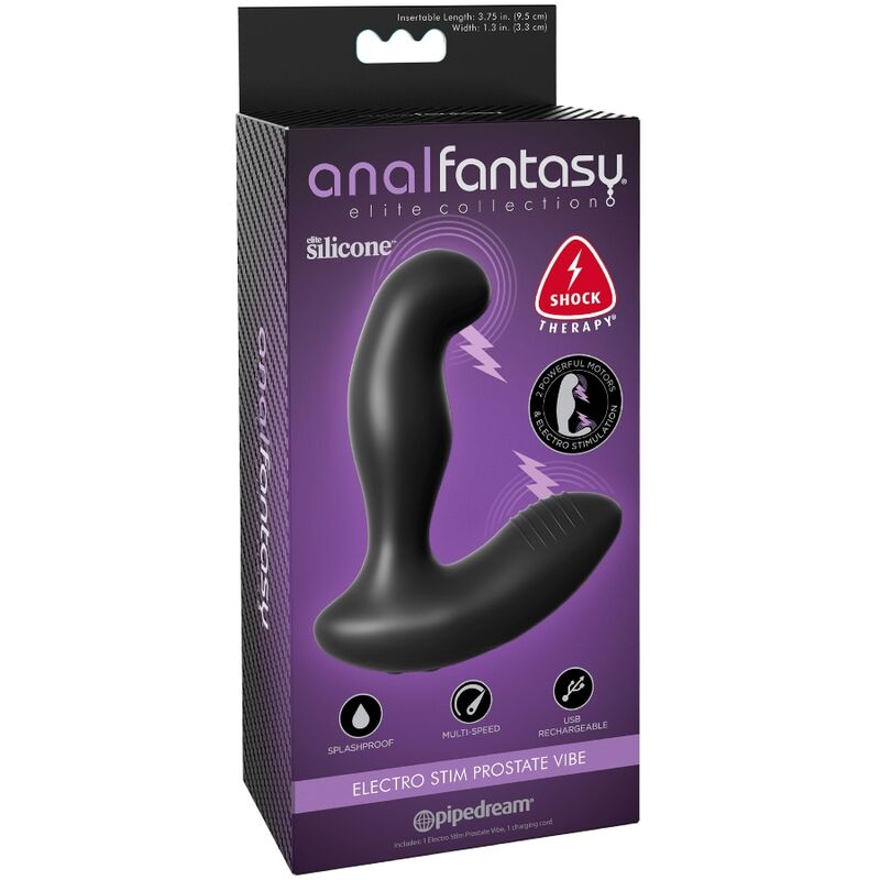 ANAL FANTASY ELITE COLLECTION - MASAJEADOR PROSTÁTICO VIBRADOR ELECTRO STIM