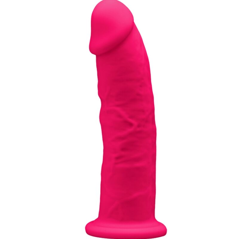 SILEXD - MODELO 2 PENE REALÍSTICO SILICONA PREMIUM SILEXPAN FUCSIA 15 CM