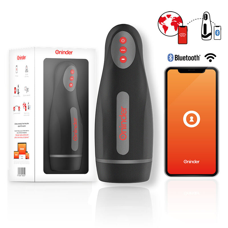 ONINDER - SEOUL MASTURBADOR MASCULINO DE COMPRESION Y VIBRACIÓN - APP GRATUITA
