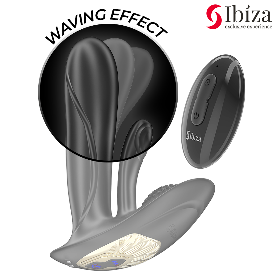 IBIZA - VIBRADOR WEARABLE CON ESTIMULACIÓN PUNTO-G Y CLÍTORIS CON CONTROL REMOTO