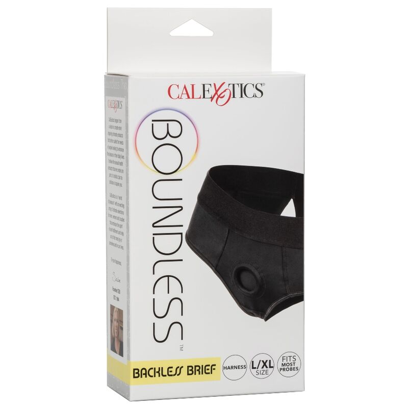 CALEXOTICS - BOUNDLESS ARNÉS CALZONCILLO CON ABERTURA TRASERA L/XL
