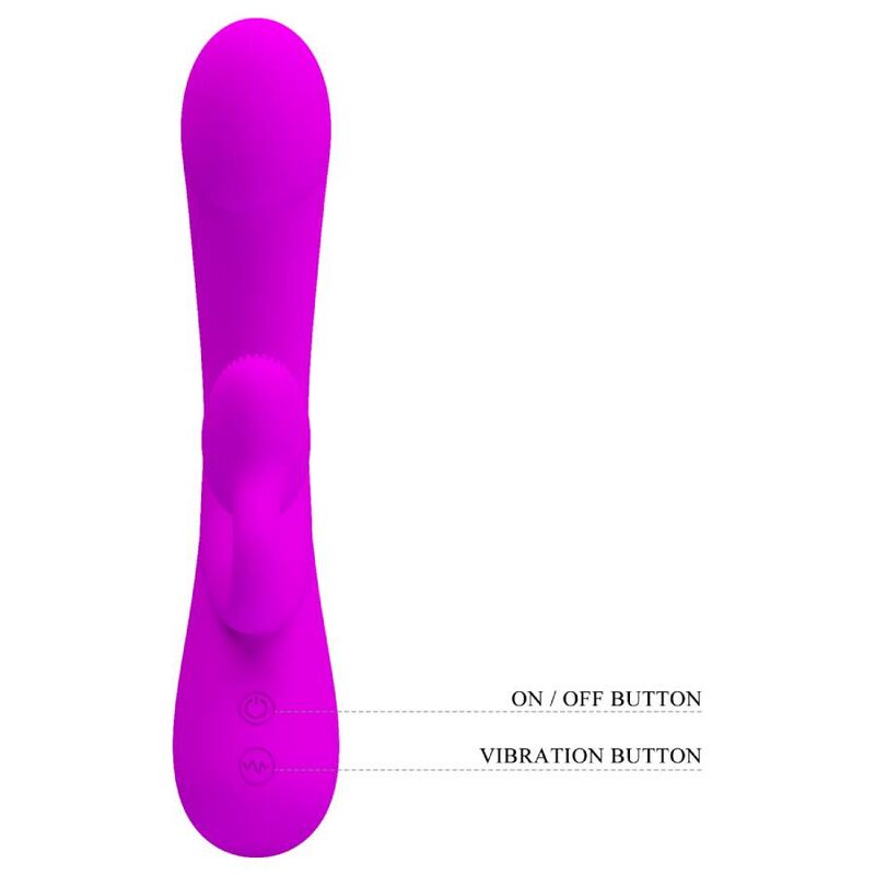 PRETTY LOVE - SINCERE VIBRADOR Y SUCCIONADOR DE CLÍTORIS SILICONA MORADO