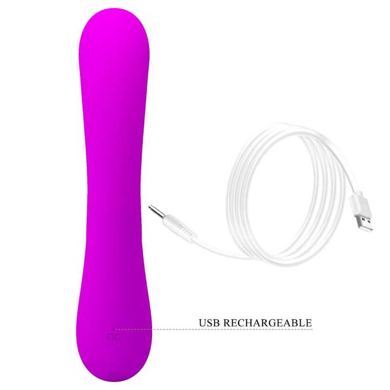 PRETTY LOVE - SINCERE VIBRADOR Y SUCCIONADOR DE CLÍTORIS SILICONA MORADO