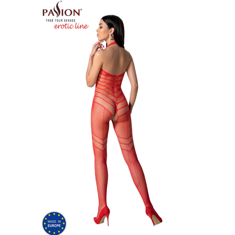 PASSION - BS100 BODYSTOCKING NEGRO TALLA ÚNICA