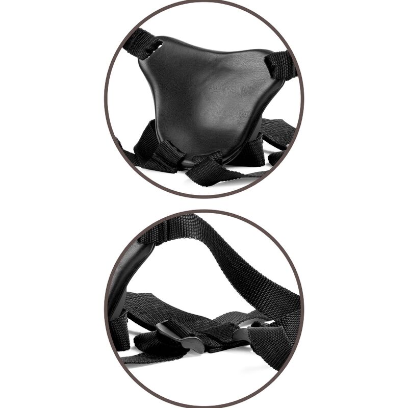 KING COCK - ÉLITE ARNÉS AJUSTABLE CONFORTABLE CON DILDO 17.8 CM