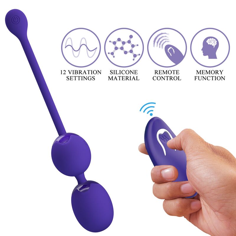 PRETTY LOVE - WILLIE YOUTH BOLAS CONTROL REMOTO & VIBRACIÓN VIOLETA