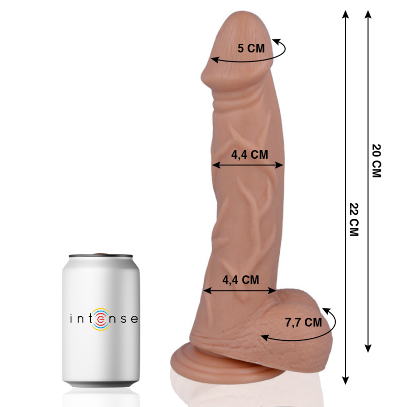 MR INTENSE - 26 PENE REALÍSTICO 22 CM -O- 4.4 CM
