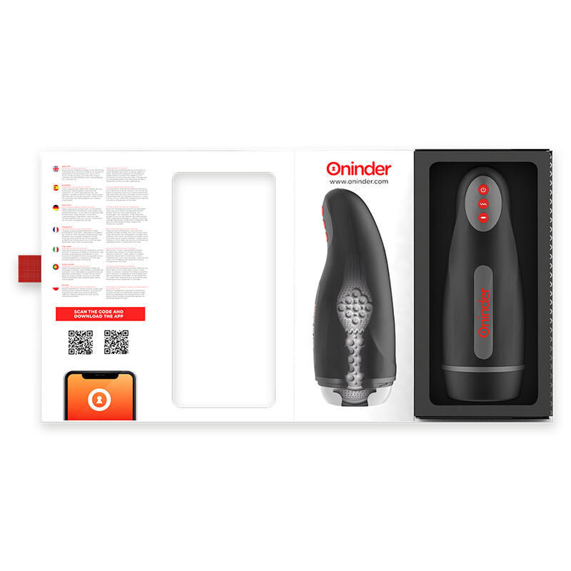 ONINDER - SEOUL MASTURBADOR MASCULINO DE COMPRESION Y VIBRACIÓN - APP GRATUITA