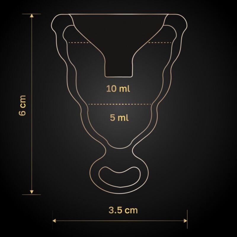 G-VIBE - GCUP COPA MENSTRUAL NEGRA