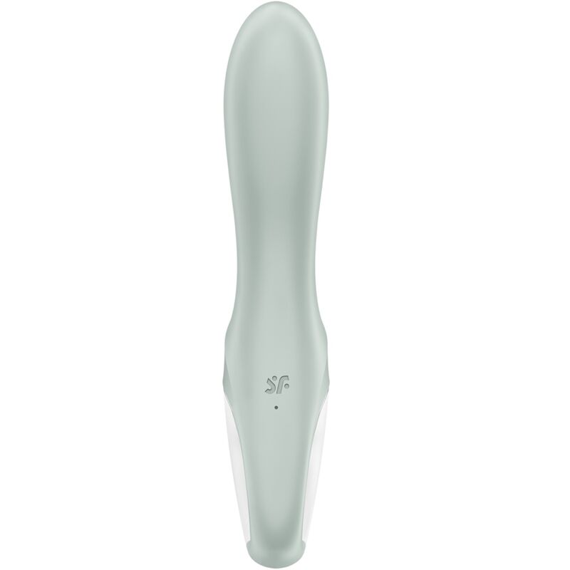 SATISFYER - AIR PUMP BOOTY 3 VIBRADOR ANAL INFLABLE VERDE GRIS