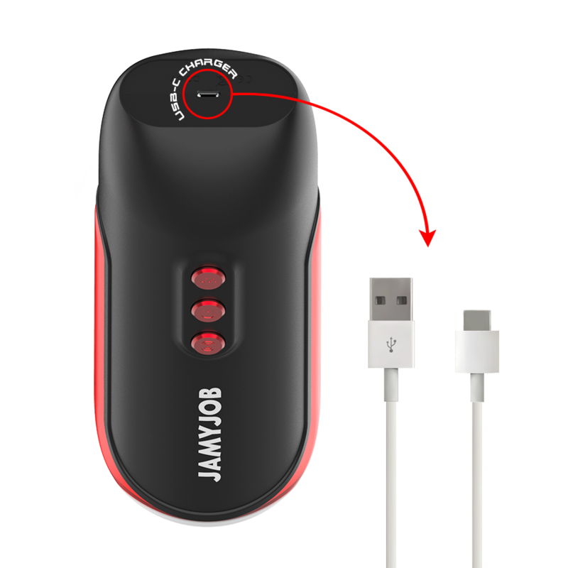 JAMYJOB - BLAZE MASTURBADOR BOCA AUTOMTICO 5 MODOS ONDAS ESTIMULADORAS Y VIBRACIÓN