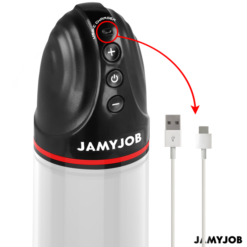 JAMYJOB - XPAND BOMBA AUTOMÁTICA 3 NIVELES DE ONDAS ESTIMULADORAS GRIS