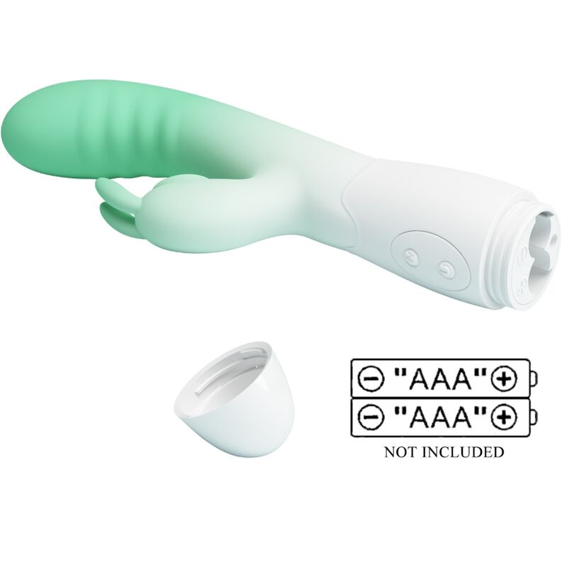 PRETTY LOVE - CERBERUS VIBRADOR RABBIT 3O VIBRACIONES VERDE