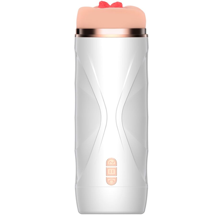 SHEQU - RILEY MASTURBADOR VAGINA CON VIBRACIÓN Y ONDAS ESTIMULADORAS