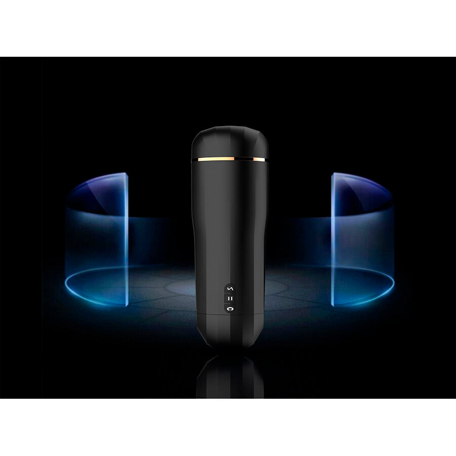 SHEQU - SNOW MASTURBADOR VAGINA CON VIBRACIÓN Y ONDAS ESTIMULADORAS