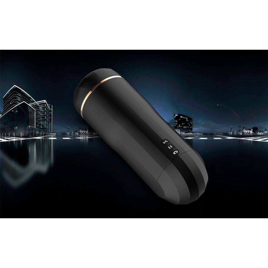 SHEQU - SNOW MASTURBADOR VAGINA CON VIBRACIÓN Y ONDAS ESTIMULADORAS