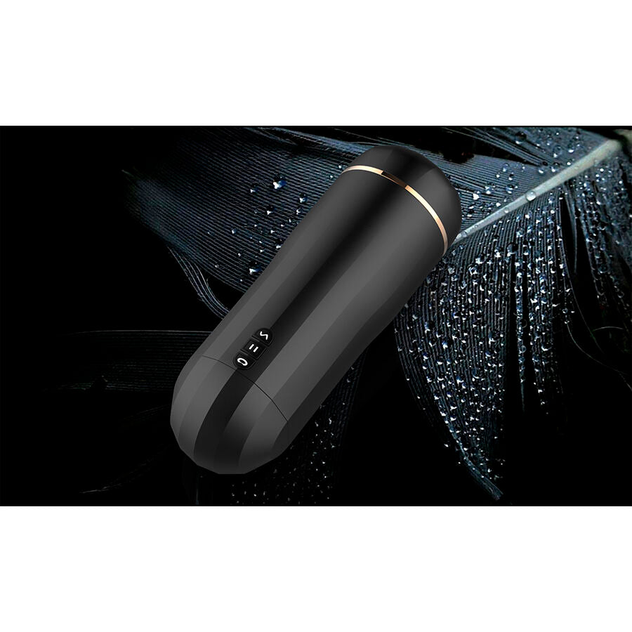 SHEQU - SNOW MASTURBADOR VAGINA CON VIBRACIÓN Y ONDAS ESTIMULADORAS