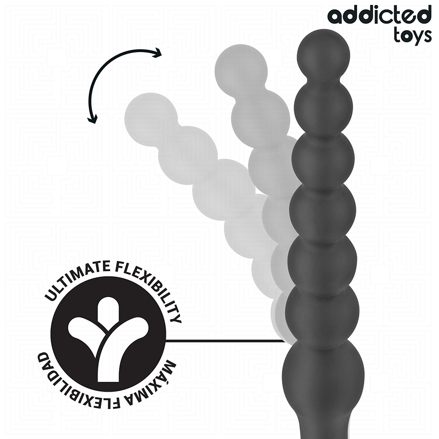 ADDICTED TOYS - MASAJEADOR ANAL DOBLE SILICONA 24 CM