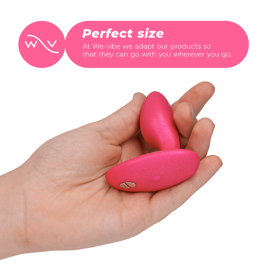 WE-VIBE - DITTO+ PLUG ANAL VIBRADOR ROSA