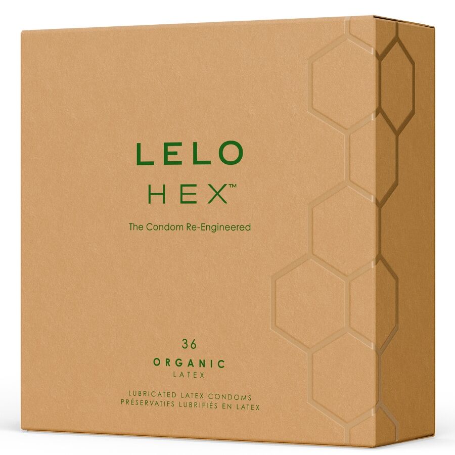 LELO - HEX ORGANIC PRESERVATIVO CAJA 36 UDS