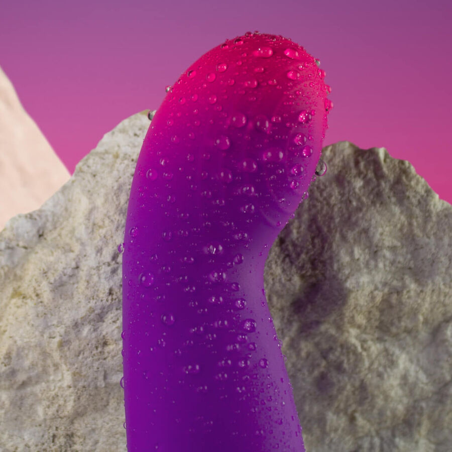 ROCKS- OFF - GLOW GIRL VIBE VIBRADOR G-SPOT DISCRETO MORADO