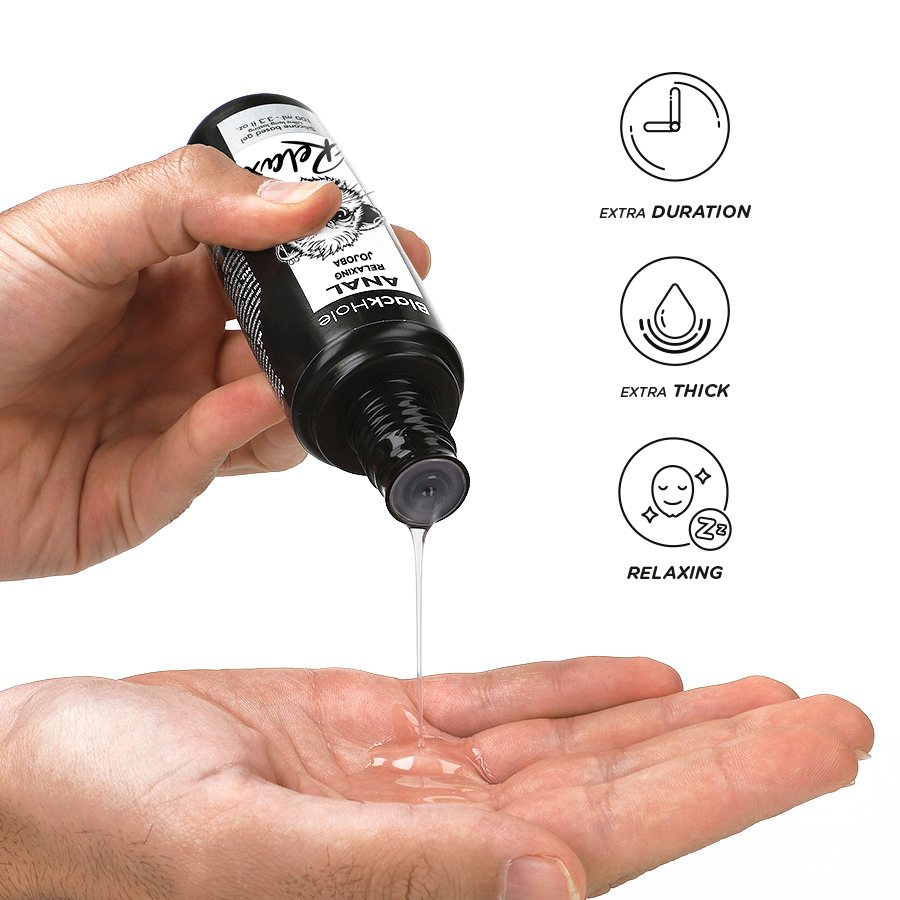 BLACK HOLE - ANAL RELAXING CON JOJOBA BASE SILICONA 100 ML