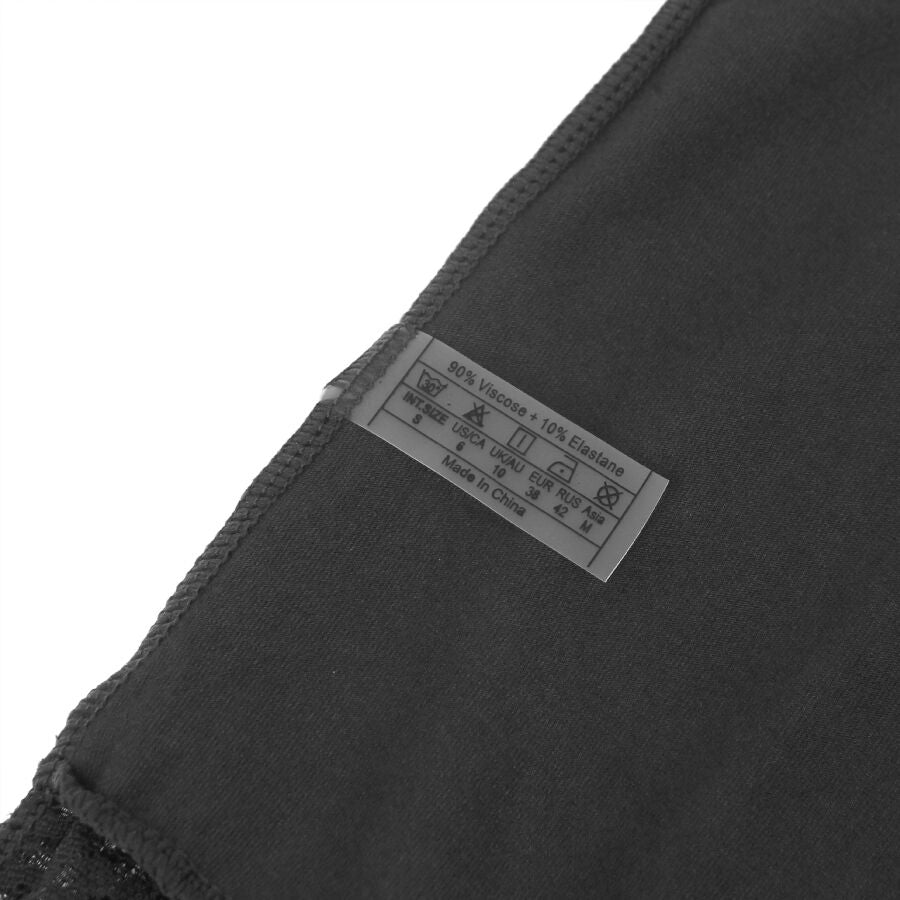 SUBBLIME - TEDDY DETALLE ENCAJE FLORAL NEGRO L/XL