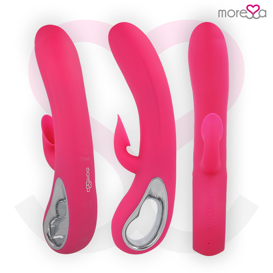 MORESSA - DUSTIN SUCCIONADOR CLITORIAL Y POTENTE VIBRACIÓN PREMIUM SILICONE RECARGABLE