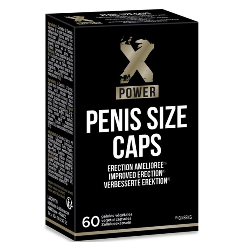 XPOWER - PENIS SIZE CAPS MEJORA DE LA ERECCIÓN 60 CÁPSULAS
