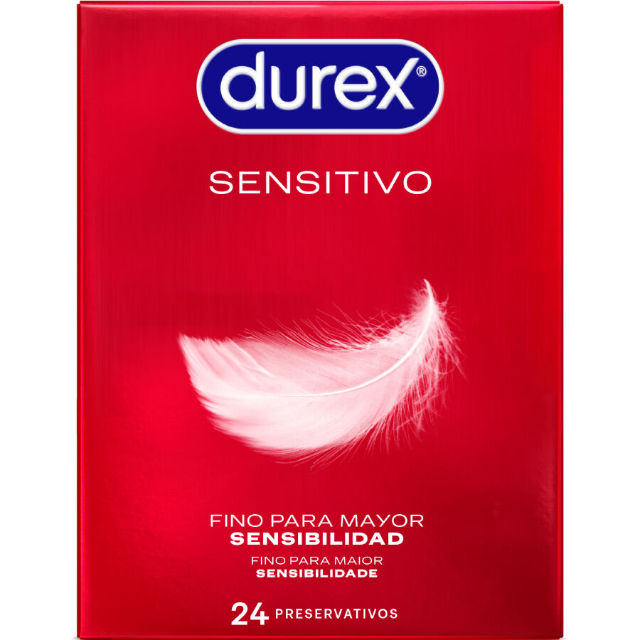 DUREX - PRESERVATIVOS SENSITIVO 24 UNIDADES