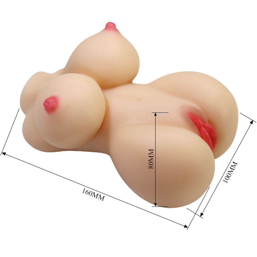 CRAZY BULL - HERTA MINI TORSO FEMENINO REALISTA VAGINA 497 G
