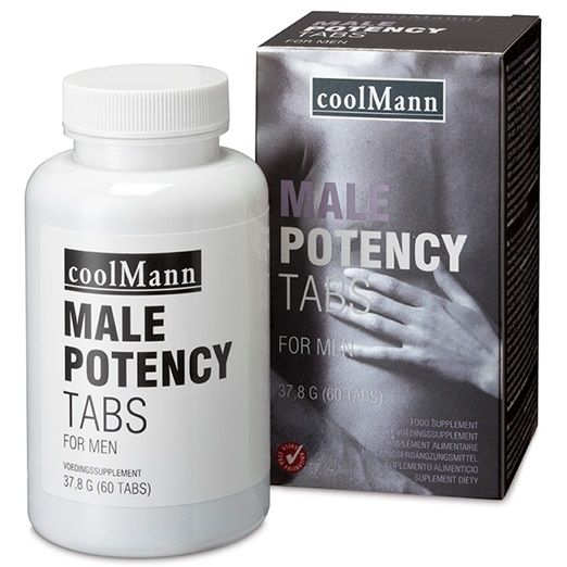 CoolMann Male Potency Tabs – Complemento alimenticio para la vitalidad masculina