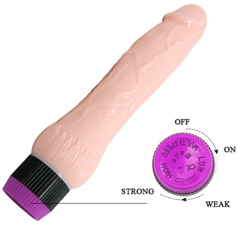 BAILE - ADOUR CLUB VIBRADOR REALÍSTICO BASE ANCHA 22 CM