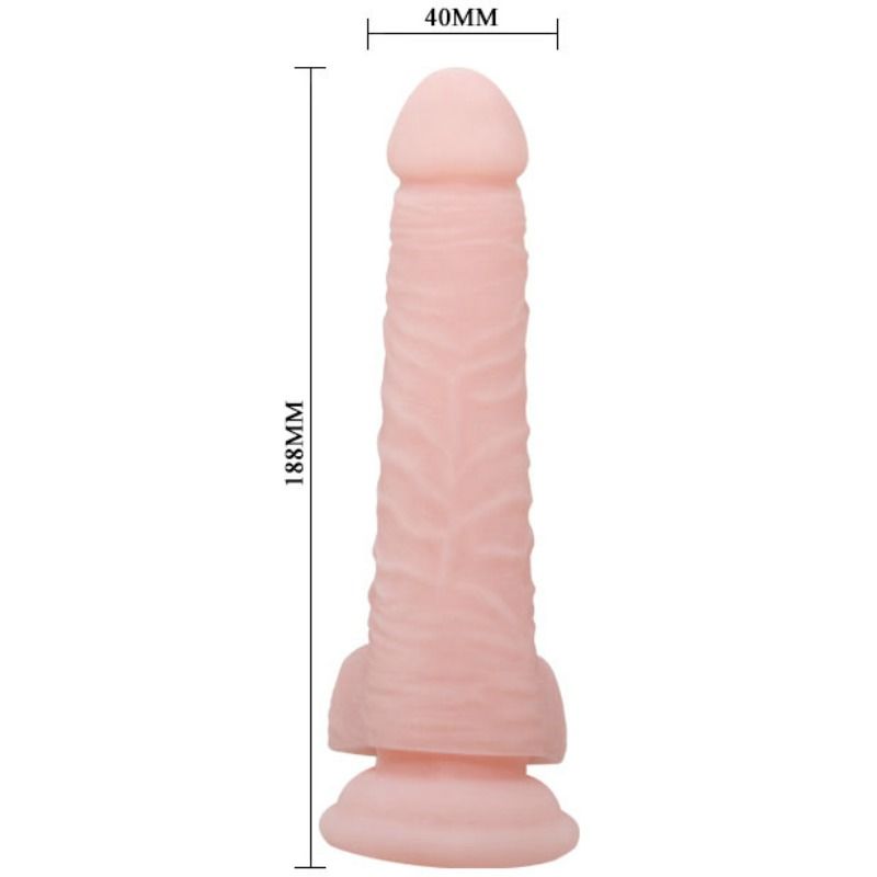 BAILE - SUPER DILDO REALÍSTICO NATURAL 18.8 CM