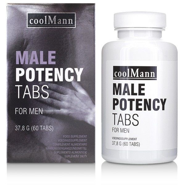 CoolMann Male Potency Tabs – Complemento alimenticio para la vitalidad masculina