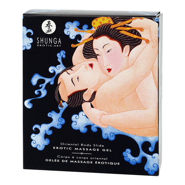 SHUNGA - GEL DE MASAJE ERÓTICO CUERPO A CUERPO ORIENTAL FRUTAS EXÓTICAS