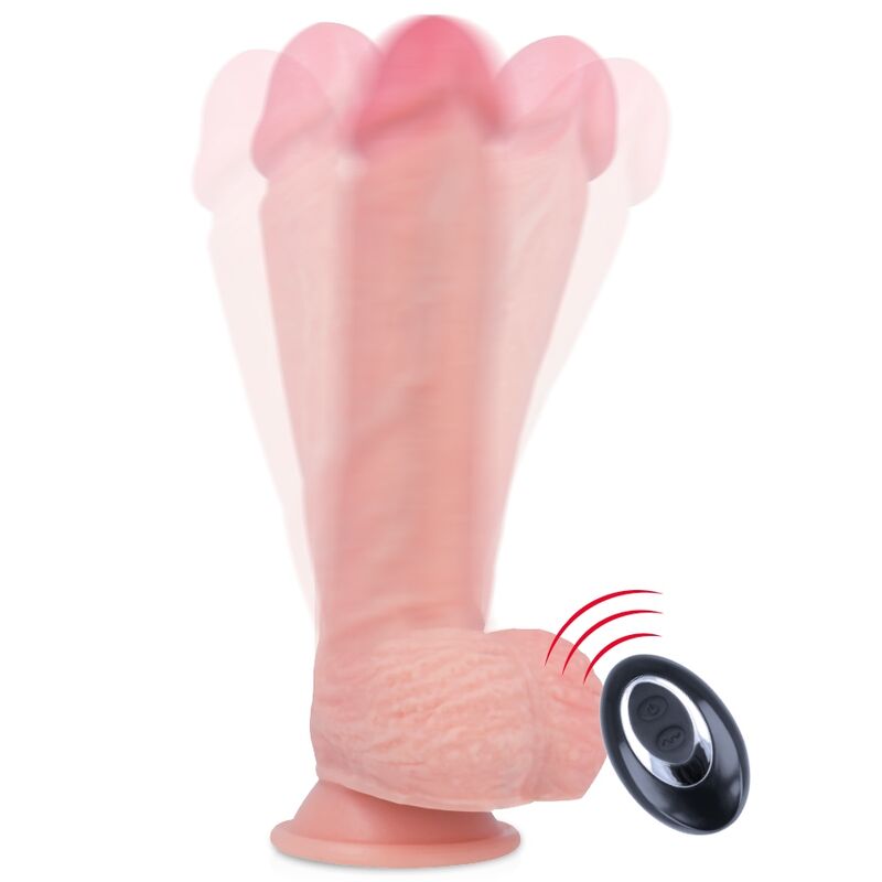 ROCKARMY - APACHE VIBRADOR REALÍSTICO CONTROL REMOTO LIQUID SILICONE 20.5 CM -O- 4.62 CM